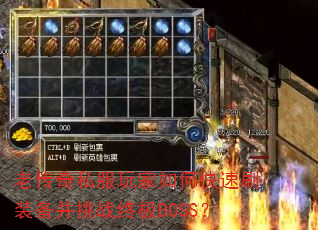 �ϴ���˽�������ο���ˢװ������ս�ռ�BOSS��