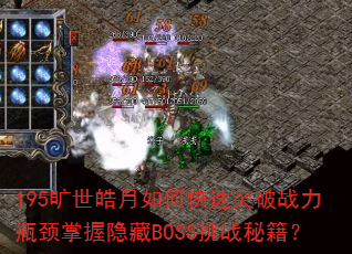 195���������ο���ͻ��ս��ƿ����������BOSS��ս�ؼ���