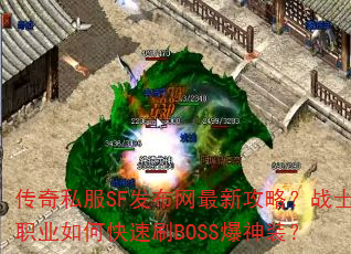 ����˽��SF���������¹��ԣ�սʿְҵ��ο���ˢBOSS����װ��