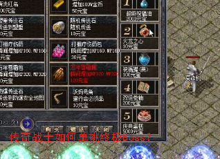 ����սʿ��ε����ռ�Boss��