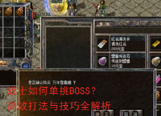 սʿ��ε���BOSS����Ч���뼼��ȫ����